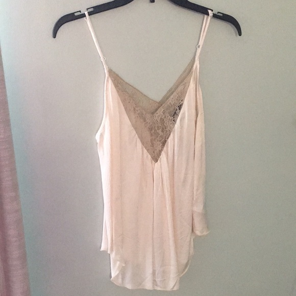 American Eagle Outfitters Tops - NWT AEO Lace Panel Swing Tank